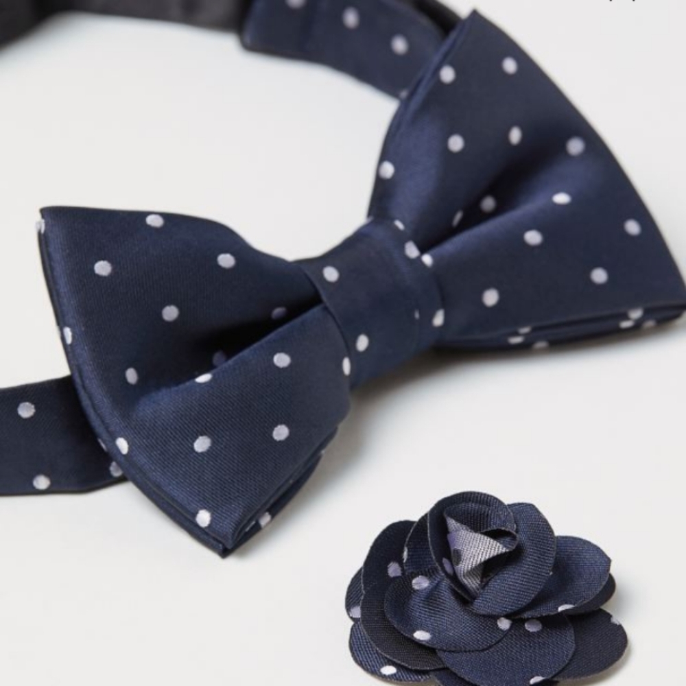 Bow Tie and Lapel Pin